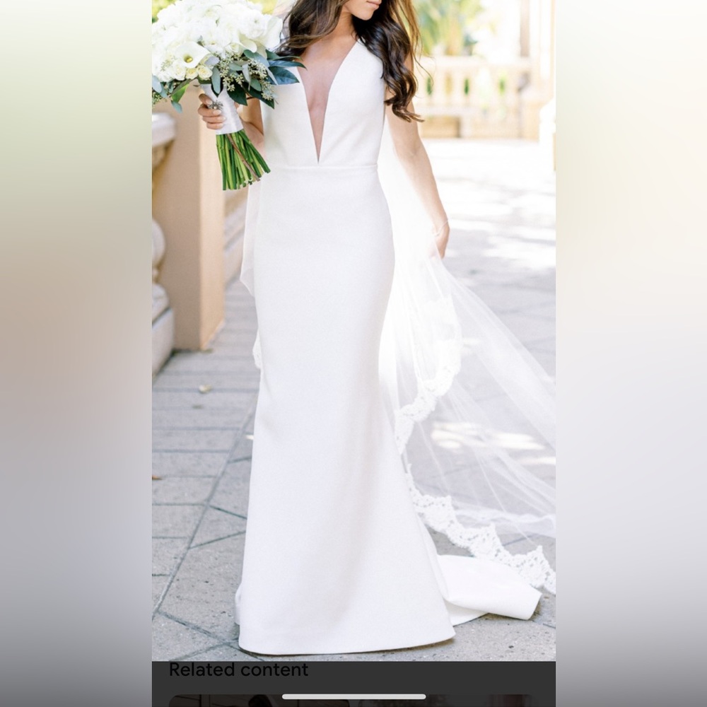 Romona Keveza - NEVER WORN - RK8400 (originally size 6, custom altered)